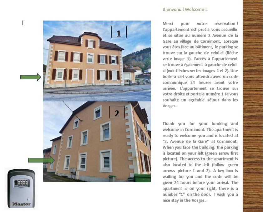 Le Petit Counehet Cornimont Exterior foto